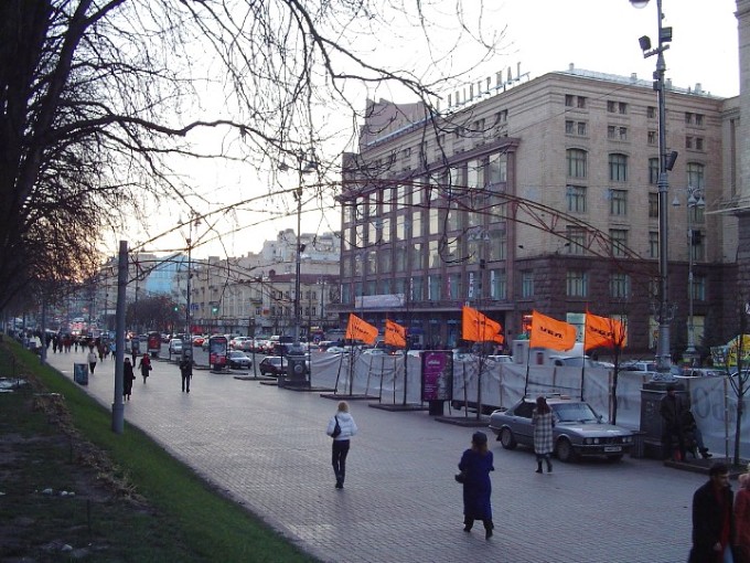 Киев зима 2005 года